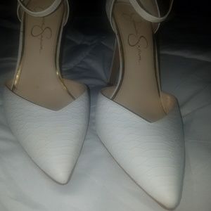 Jessica Simpson Ivory Stiletto Pumps